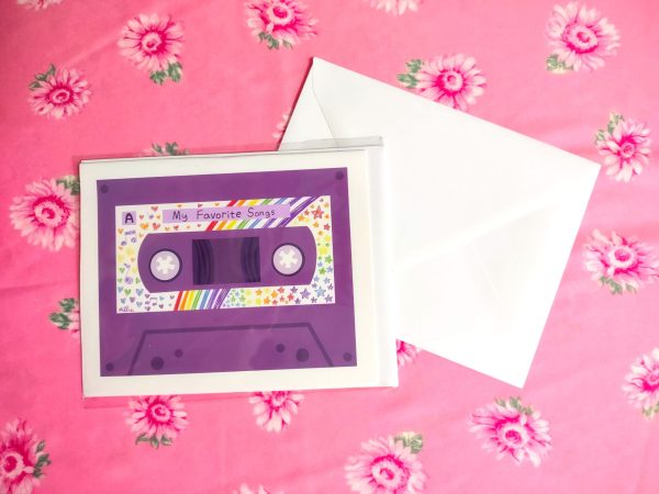 Cute Cassette Greeting Card