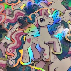 Star Pony Holographic Sticker