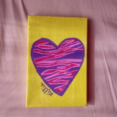 Wild Heart Mini Painting, One Of A Kind