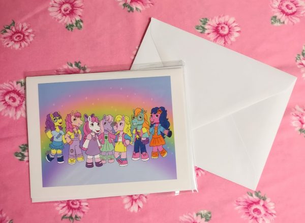 Pony Friends Greeting Card